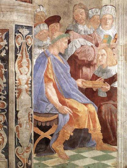 RAFFAELLO Sanzio Justinian Presenting the Pandects to Trebonianus oil painting picture